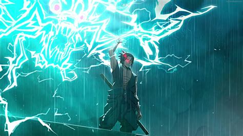 Sasuke Uchiha Lightning Naruto Shippuden Live Wallpaper