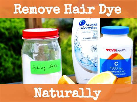 You just only need to follow these steps: How to Naturally Remove Hair Dye With Baking Soda, Vitamin ...