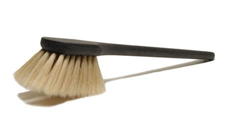 Boar's hair naturally absorbs water. Boar's Hair Wheel Brush, wheel well brush, fender well brush