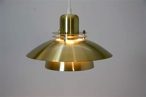 Brass Danish Pendant Lamp 1960s For Sale At Pamono