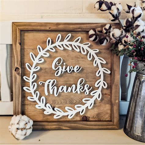 give-thanks-wood-sign-framed-slated-wood-sign-farmhouse-sign-rustic-sign,-3d-sign-give