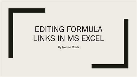 Use excel vba to find all. How to Edit Linked External Cell Reference Formulas and ...