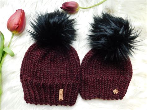 mommy-and-me-hats-matching-hats-mom-son-hats-chunky-hat-toddler-hats-unisex-hats-hat-with