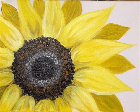 How To Paint A Sunflower Step By Step Painting Tutorial Sunflower Painting Flower