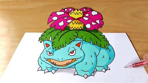 How To Draw Venusaur Pokemon Youtube