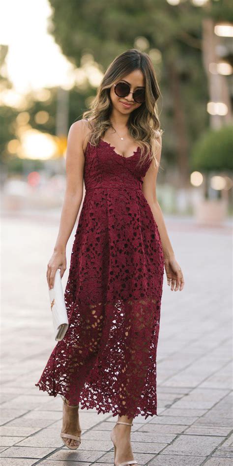 18 Gorgeous Fall Wedding Guest Dresses Fall Wedding Guest Dresses Sweetheart Burgundy With
