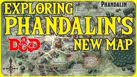 Map Of Phandalin From Dungeons And Dragons New Book Phandelver And