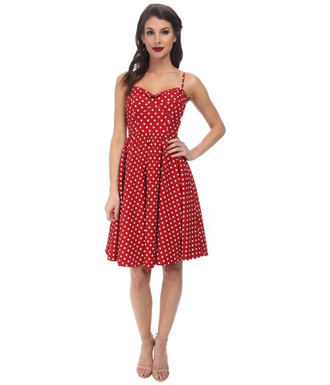 Lyst Stop Staring Swing Dress In Red