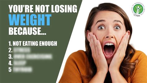 5 Reasons Why You Are Not Losing Weight Youtube
