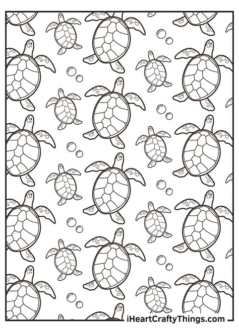 sea turtle coloring pages updated