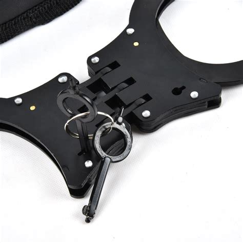 Maybe you would like to learn more about one of these? Detective's Black Heavy Duty Double Lock 3 Hinge Handcuffs ...