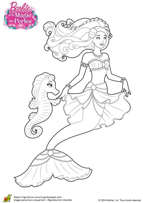 34 dessins de coloriage barbie sirène à imprimer. Pin on Coloriages Barbie