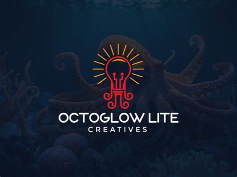 Octoglow Lite Logo By Kachi Begum On Dribbble