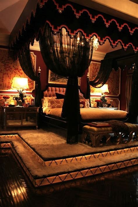 80 Romatic And Elegant Bedroom Decor Ideas Gothic Home Decor Gothic Room Gothic Bedroom