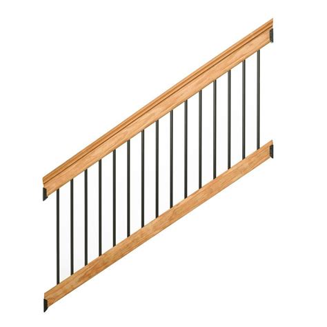 So, it was also very affordable. DeckoRail Western Red Cedar Stair 6 ft. Railing Kit with ...