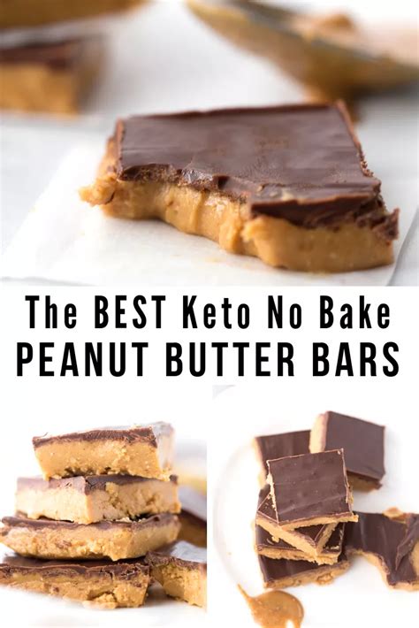 The boy proceeded to eat eight of them… so i took that as a good sign! Best No-Bake Keto Peanut Butter Chocolate Bars | Recipe ...