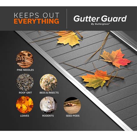 Found this product on amazon and the rating seemed realistic. Gutter Guard 3 ft. 5 in. Micro-Mesh Wire Stainless Steel (10-Pack) 855276003305 | eBay