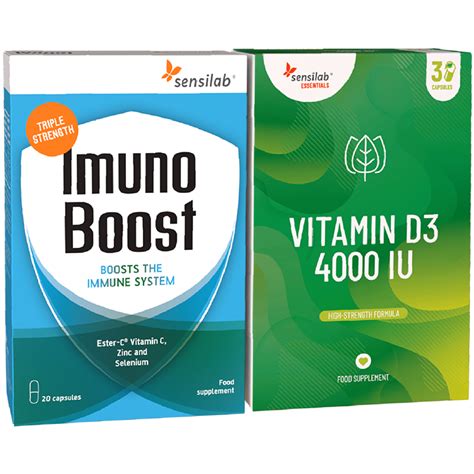 Vitamin D Imuno Pack Strong Immune Booster Duo Sensilab