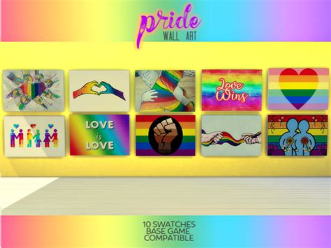 Sims 4 Pride Cc The Path Of Nevermore Pride Shirts Sims 4 Downloads