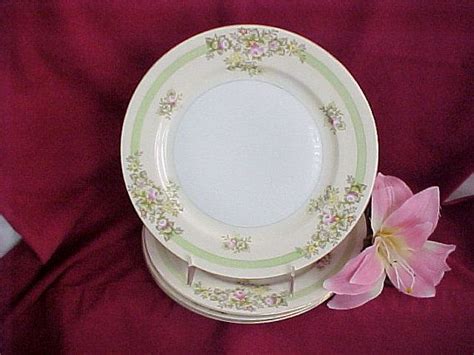 Vintage Meito China Salad Plates In Athlone Pattern Made