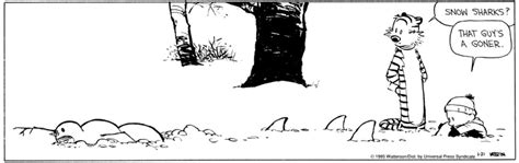 10 Darkest Calvin And Hobbes Comics About Snowmen
