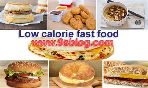 Best Low Calorie Fast Food In Lunches For Good Health