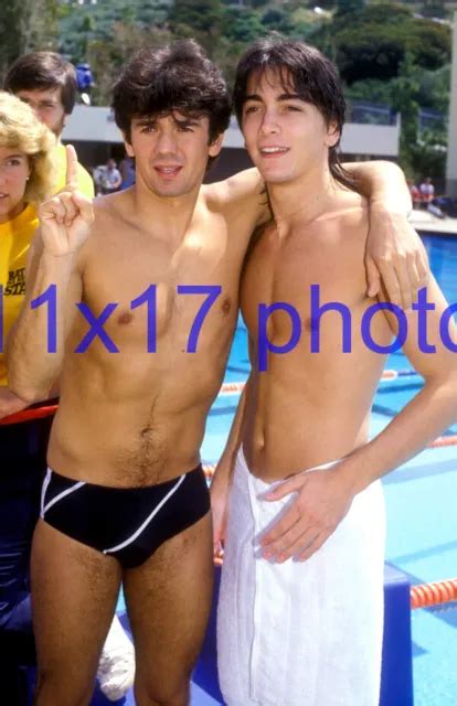 Scott Baio W Adrian Zmed Shirtless Barechested X Poster Size Photo Picclick