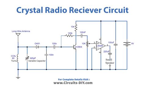 Crystal Radio Reciever With Amplifier