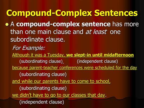 Ppt Complex Sentences Powerpoint Presentation Free Download Id5814208