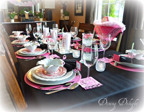Instead of traditional fall colors, we chose soft pink, deep navy, and. Dining Delight: 50th Birthday & Farewell Dinner Party