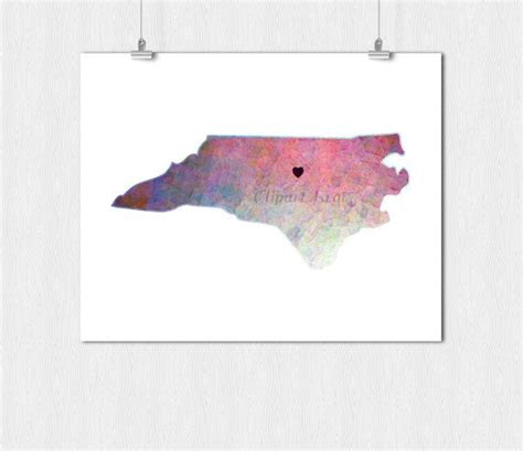 North Carolina State To State Clipart Commercial Use Clipart Etsy