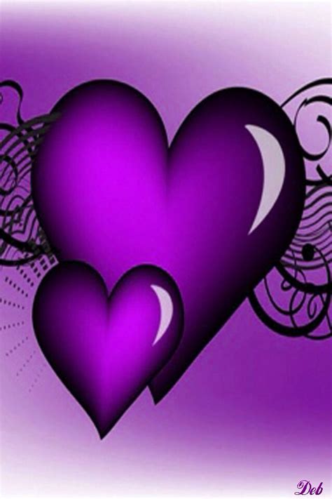 Free Download Purple Hearts A Little Purple 3 Pinterest 640x960 For