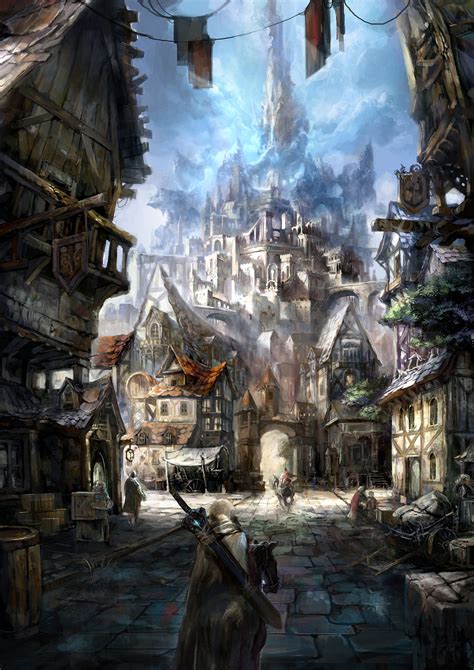 Fantasy City Fantasy Castle Fantasy Places High Fantasy Medieval
