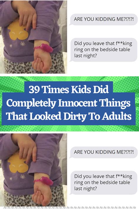 39 Times Kids Did Completely Innocent Things That Looked Dirty To