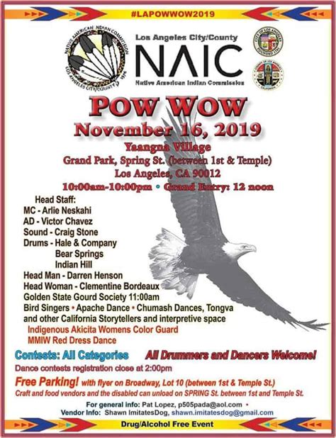 Los Angeles Native American Indian Commission Pow Wow - Pow Wow Calendar