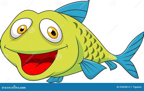 Cute Fish Cartoon Stock Photos Image 29405813
