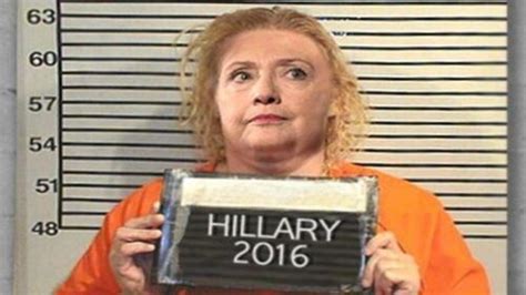 Hillary Clinton Fake Mugshot Glossy Poster Picture Photo Print Banner Funny Ebay