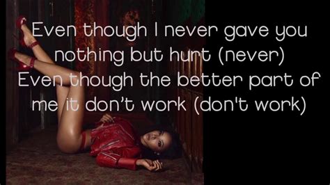 Tinashe Flame Lyrics On Screen Youtube Music