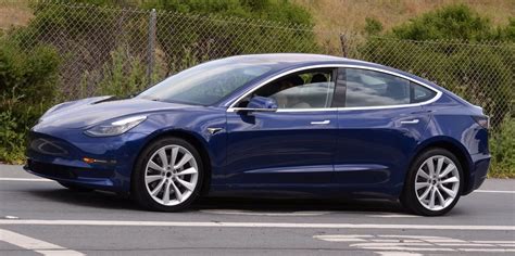 Tesla Model 3 Updated Version Of The Blue Release Candidate Spotted