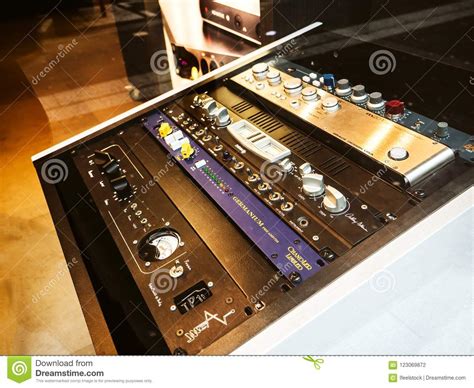 Music Recording Devices In Studio Editorial Photography Image Of