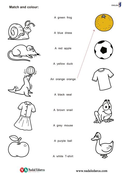 Actividades De Inglés 1º Primaria English Worksheets For Kids Yellow