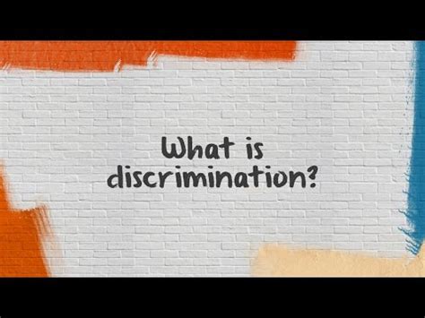Гдз английский язык 4 класс верещагина. What is Discrimination? - YouTube