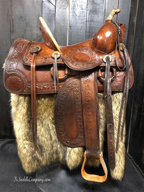 Antique High Back By Askew Saddle Company Saddles For Sale Western