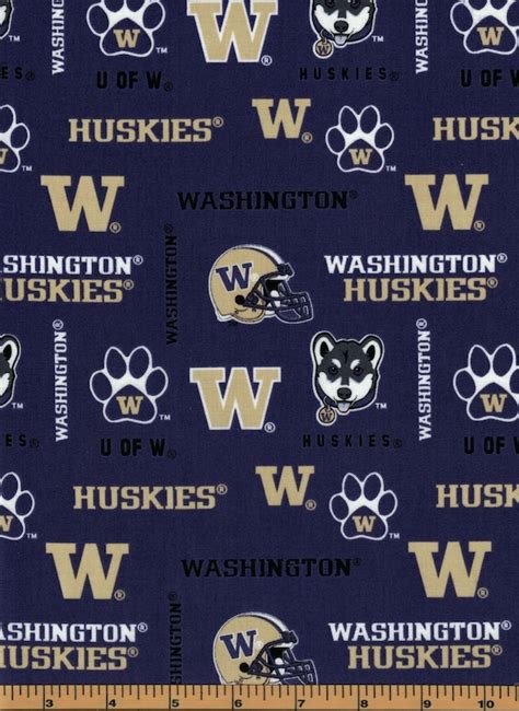 University Of Washington Huskies Fabric Go Dawgs Sykel