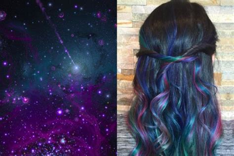 How To Get The Galaxy Hair Color Trend Thats Taking Over