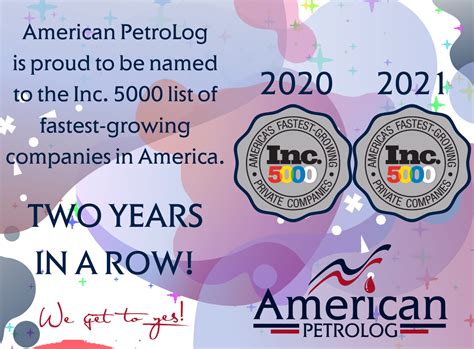 American Petrolog Makes The Inc 5000 List For A Second Time American