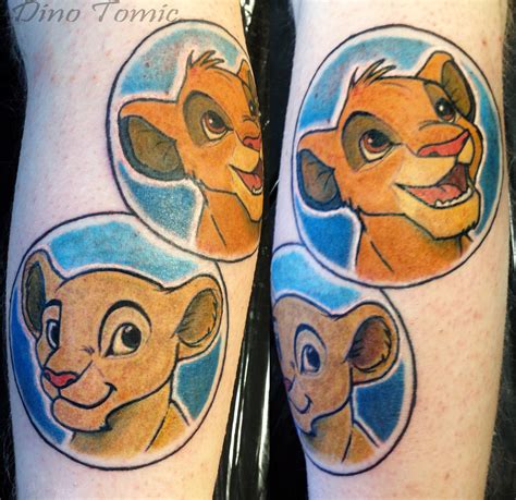 Simba And Nala Tattoo By Atomiccircus On Deviantart