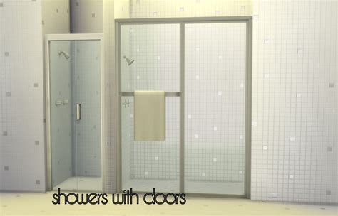 Sims 4 Ccs The Best Build A Shower Kit By Madhox