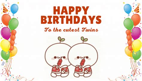Happy Birthday Twins S Free Download