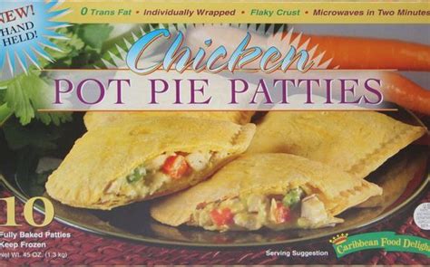 Maybe you would like to learn more about one of these? Chicken Pot Pie Patties by Caribbean Food Delights, Inc ...